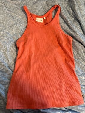 Richer Poorer Ribbed Tank Top - Coral